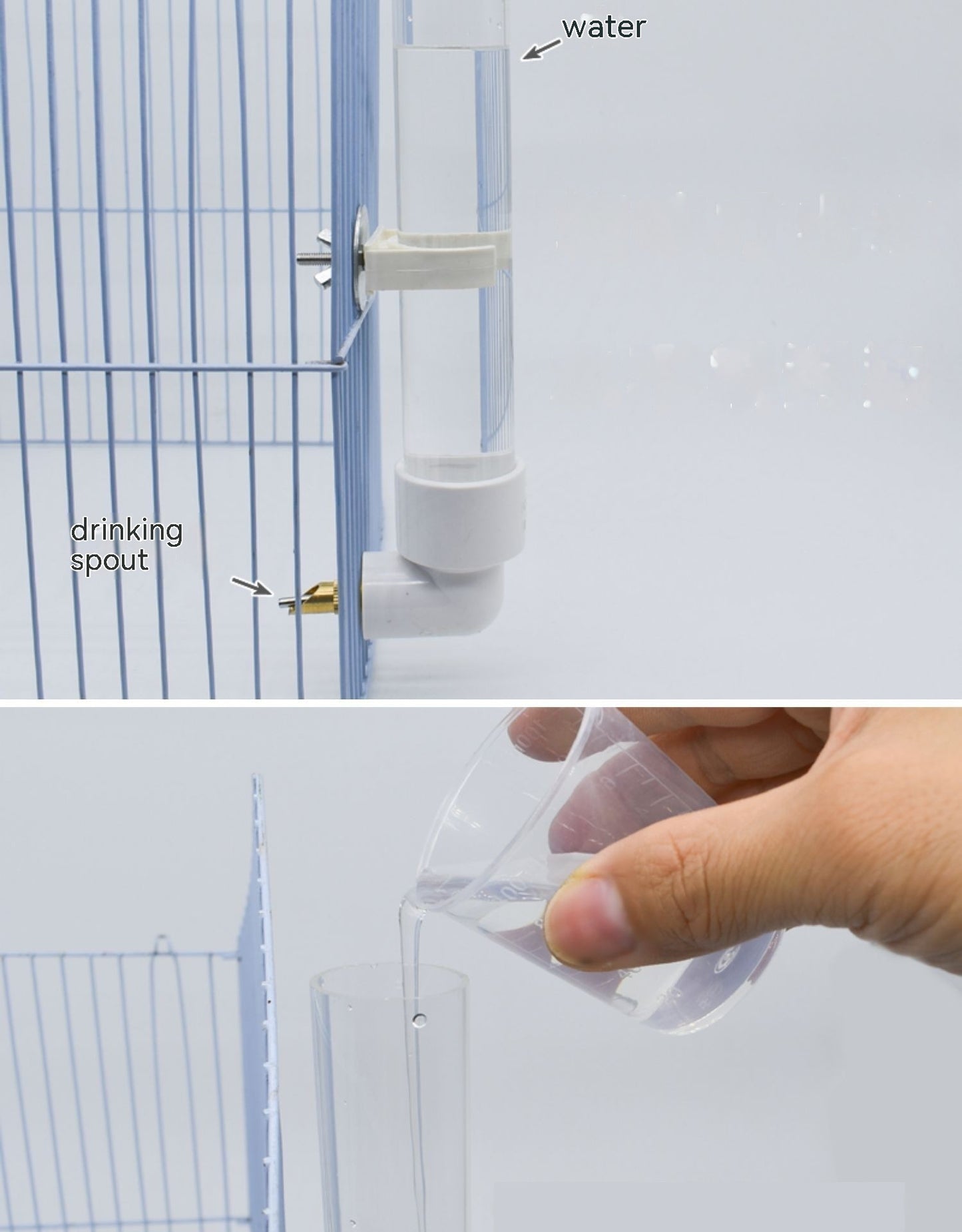 Parrot Water Fountain Firing Pin Drinking Bottle Large Automatic Water Feeder Pet Totoro Hanging Rabbit Water Cup