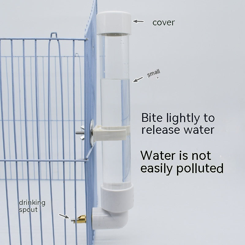 Parrot Water Fountain Firing Pin Drinking Bottle Large Automatic Water Feeder Pet Totoro Hanging Rabbit Water Cup