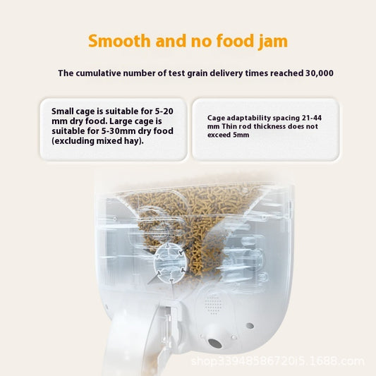 Automatic Pet Feeder Hamster Remote Surveillance Camera Rabbit Totoro Feeding Machine