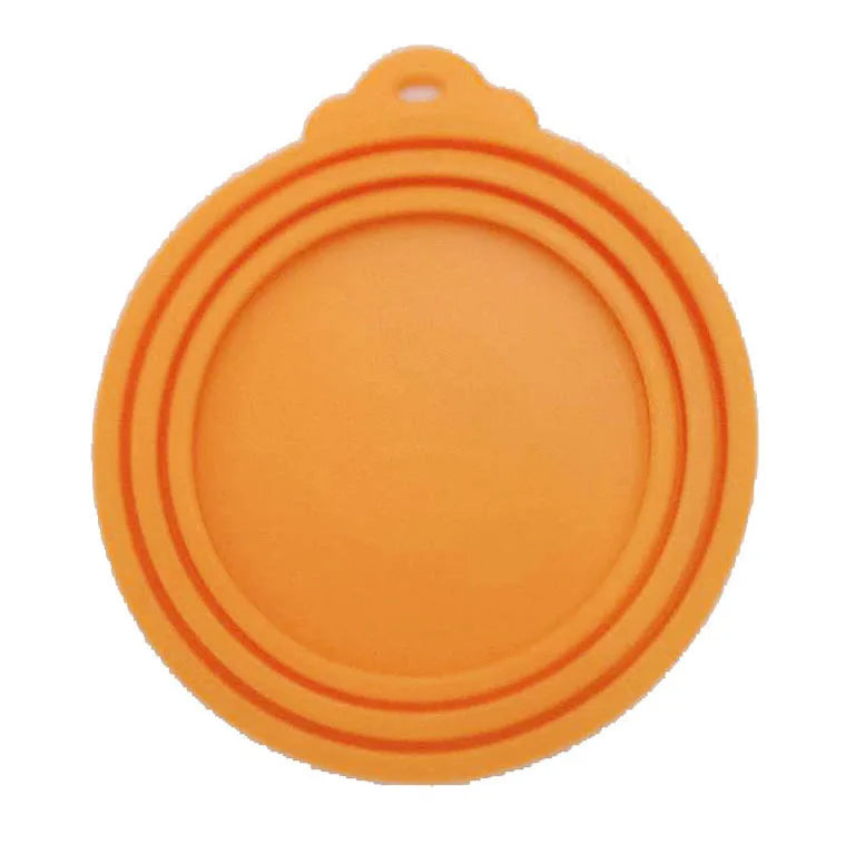 Pet Can Covers With Spoon Universal BPA Free Stretch Lids Fit 3 Standard Size Silicone Pet Food Can Cover for Dog and Cat Food