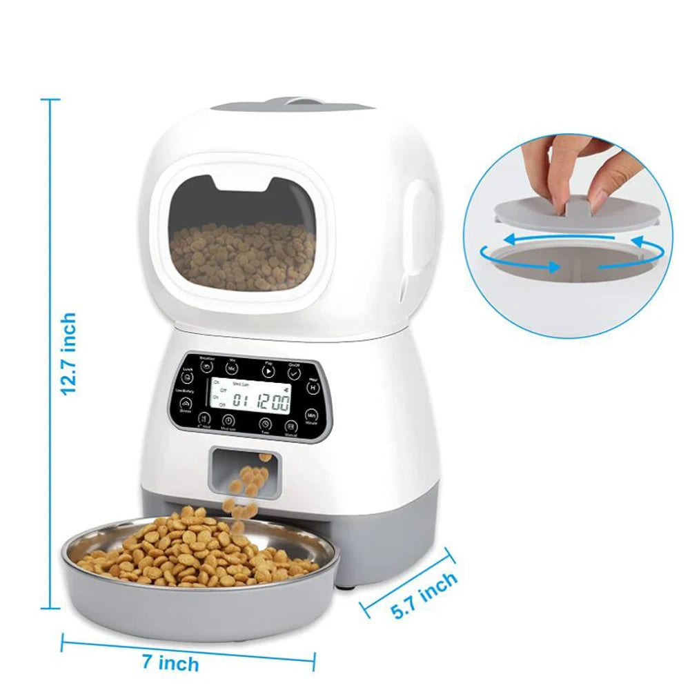 New Pet Feeder Pet Dispenser For Cat And Dog Travel Supply Automatic Smart Slow Feeder Dispenser Fixed Time Amount Of Food