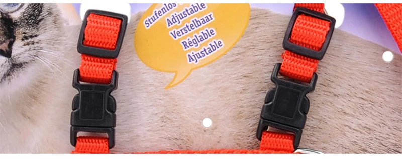 5 Color Adjustable Pet Cat Collar For Cats Cozy Nylon Rabbit Kitten Kedi Harness Leash Set Dog Cat Accessories Products For Pets