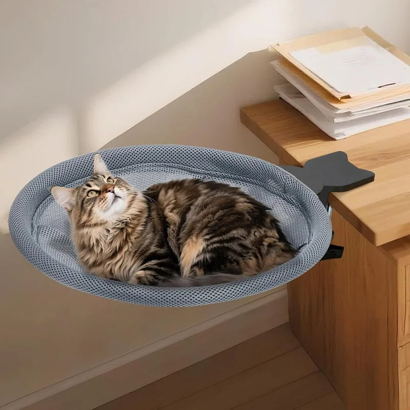 Big Size Portable Suspended Cat Bed Office Desk Hammock Cat Mat Hamac Pour Chat Cozy Pet Accessories for Feline Comfort