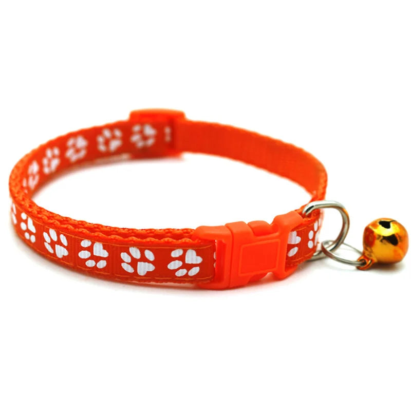 Wholesale Collars for Cat Collar With Bell Adjustable Necklace Cat Puppy Kitten Collar Dropshipping Pet Cats Collar Perro