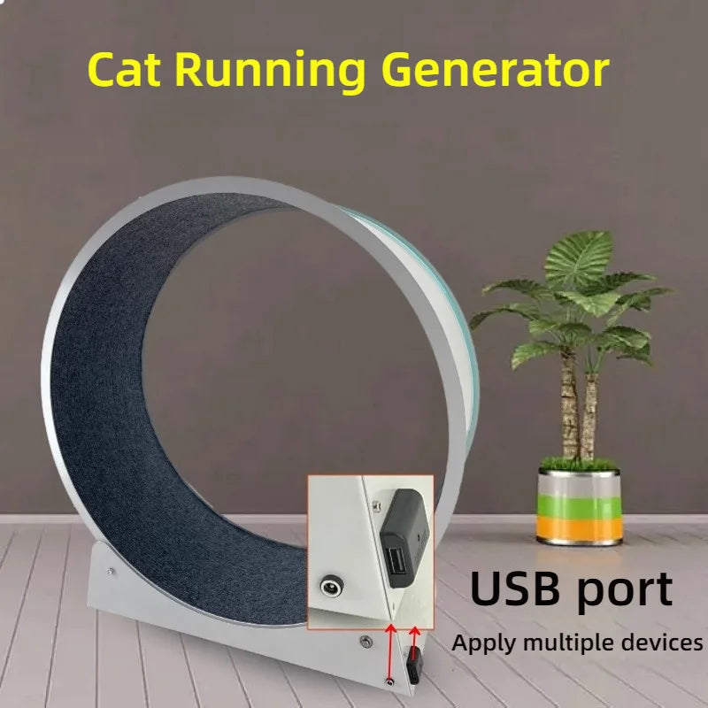 Cat, small dog, running generator, permanent magnet generator, roller, stable pet, sports and fitness toy, USB charging
