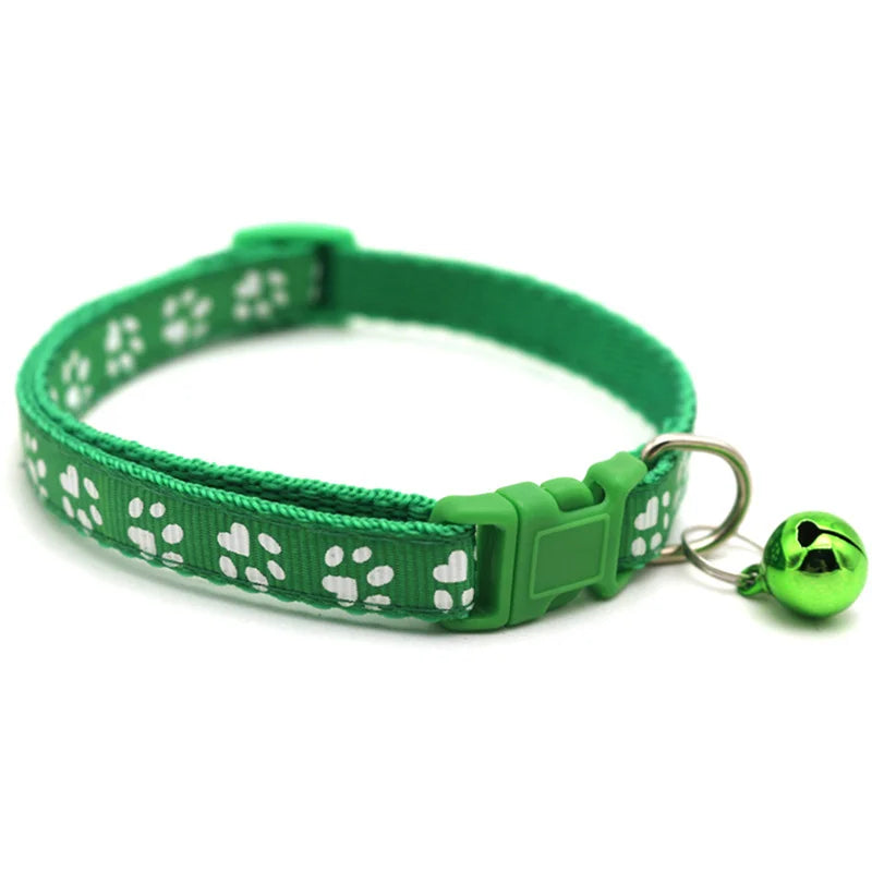 Wholesale Collars for Cat Collar With Bell Adjustable Necklace Cat Puppy Kitten Collar Dropshipping Pet Cats Collar Perro