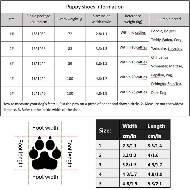 Dog Shoes Non-Slip Soles Thick Plush Protection Paw Pet Shoes Warm For Dog Non-Slip Dog Shoes Breathable Climbing Pets Booties