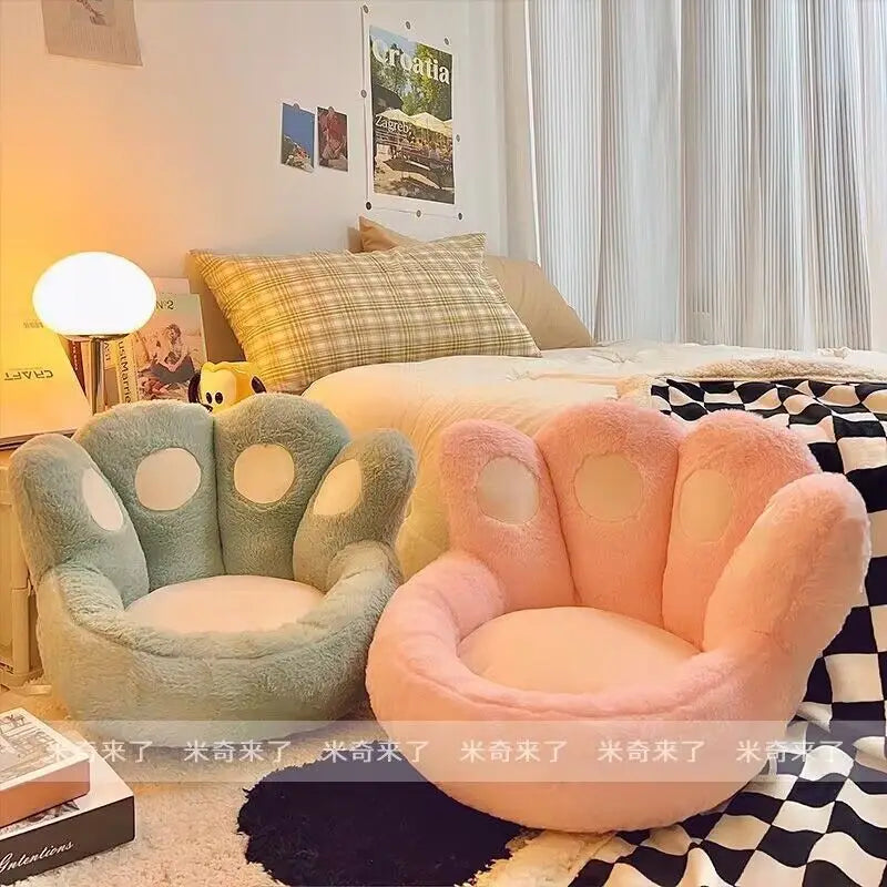 Cat paw cushion, lazy sofa, tatami, futon, bedroom, home bay window, bedside carpet, office, sedentary