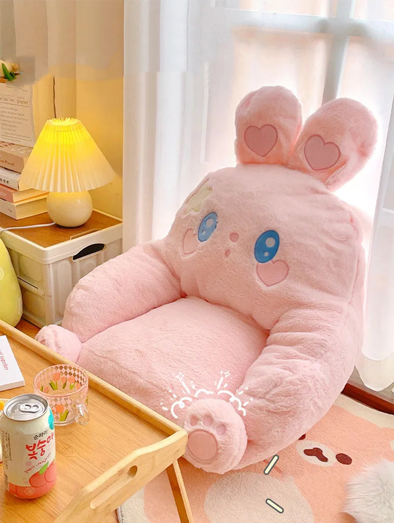 Cartoon Cute Rabbit Mini Sofa Home Bedroom Floor Lazy Casual Sofa Reading Seat Cushion Cushion Bay Window Tatami Seat Cushion