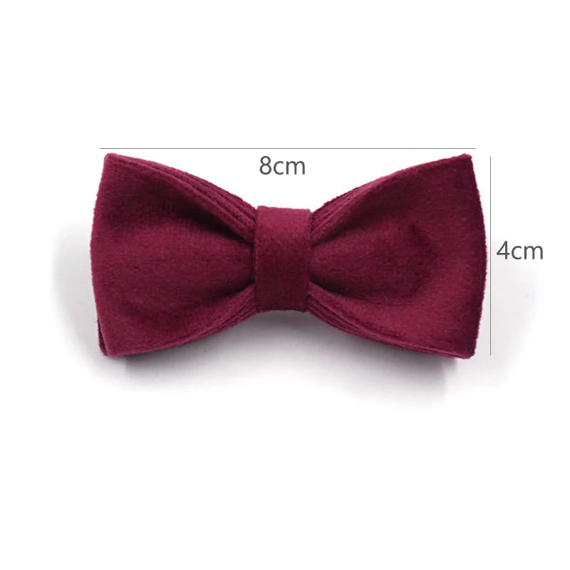 Personalized Cat Collar Velvet ID Engraving Name Tag Collar for Cat Necklace Puppy Kitten Bell Bow tie Custom Small Dog Collar