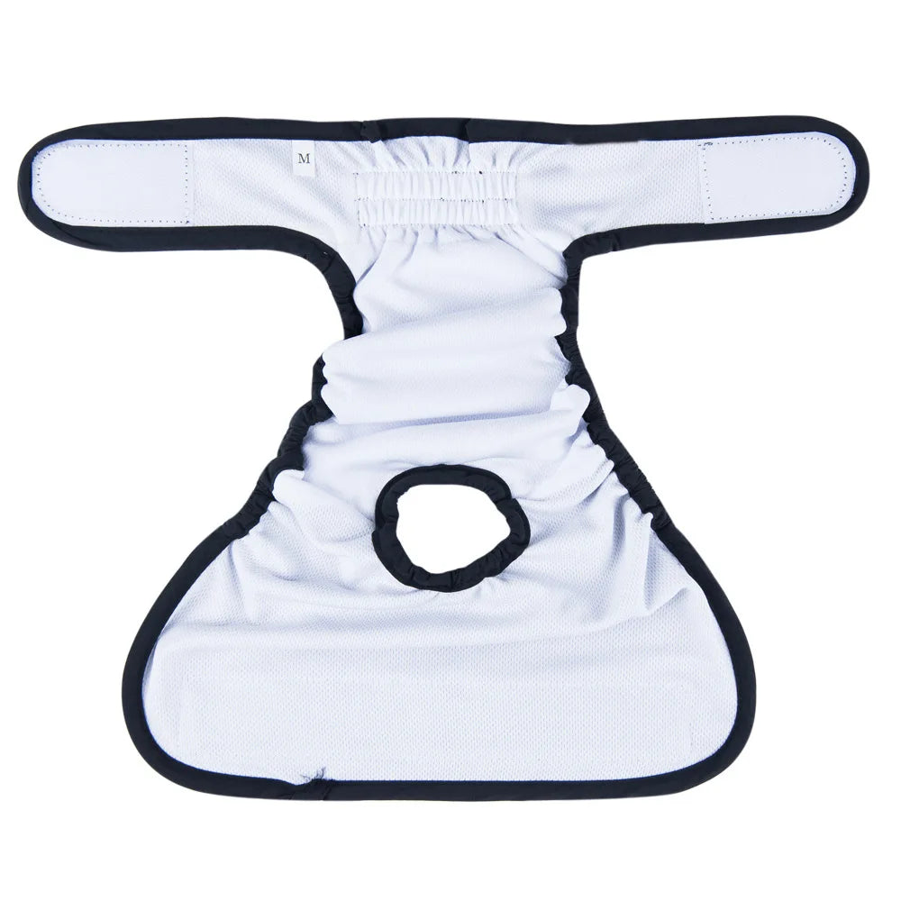 Reusable Female Dog Diapers Warps High Absorbent Doggie Puppy Nappies Adjustable Pet Panties for Small Medium Large Girl Dogs