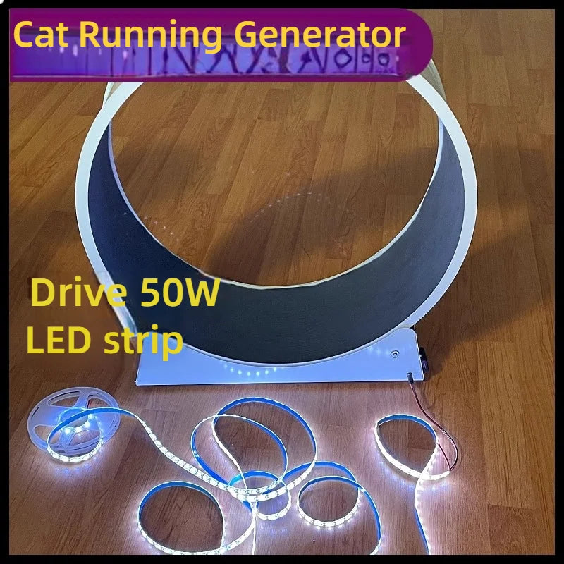 Cat, small dog, running generator, permanent magnet generator, roller, stable pet, sports and fitness toy, USB charging