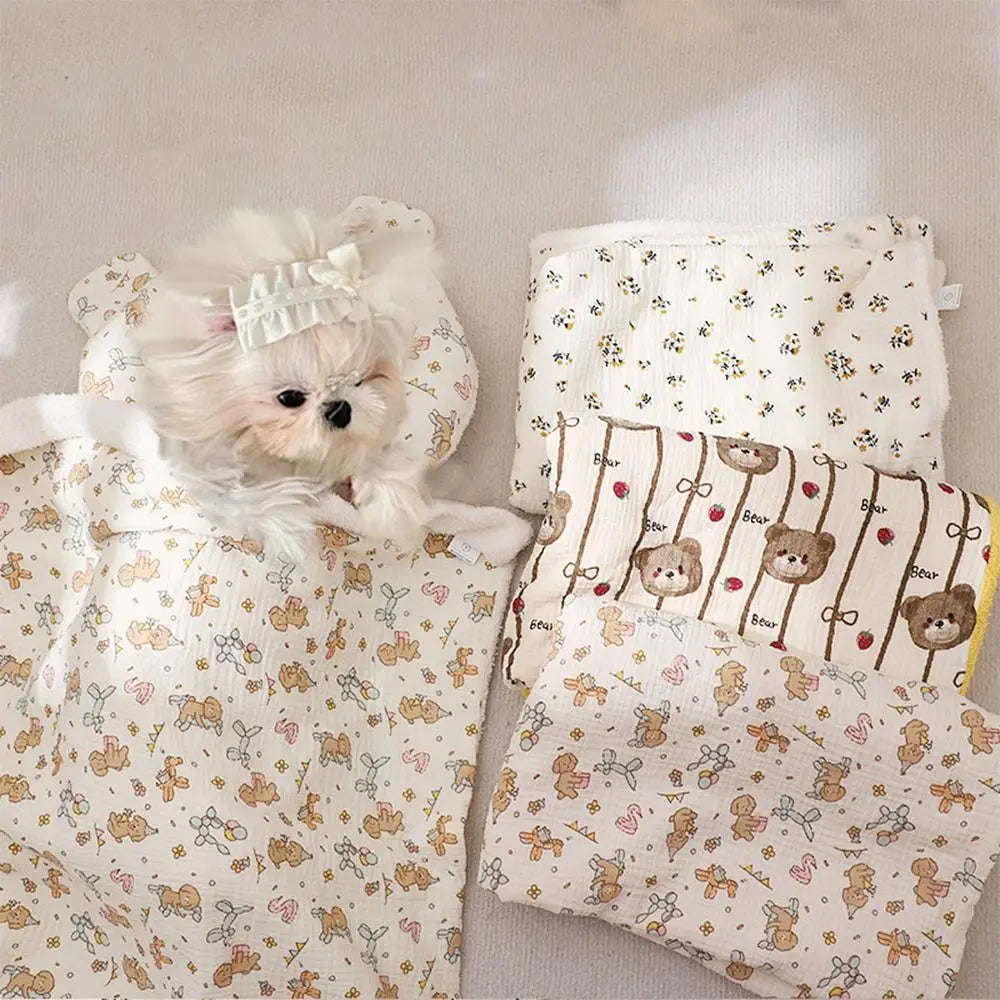 Pet Supplies Dog/Cat Pet Bed Blanket Cozy Soft Pet Cushion Breathable Spring Autumn Warm Pet Mat For Small Large Dogs
