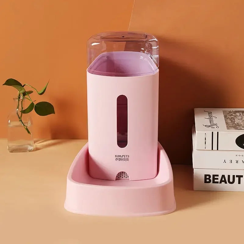 Pet Supplies, Large Capacity Water Dispenser, Automatic Feeder Drinking Water, Dry Wet Separation Food Container, Pet Cat