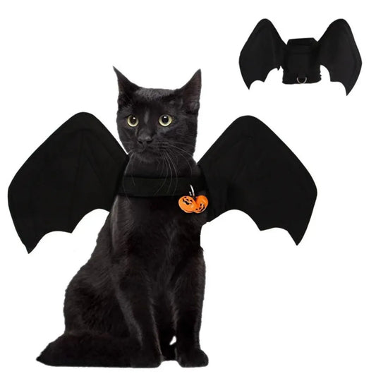 Cat Bat Wings Cat Bat Costume Halloween Costumes Cute Bats Wings for Cats Kitten Kitten Bats Wing Pet Dress Up Accessories