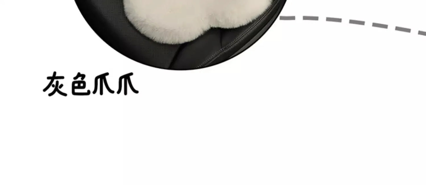 Various Colors Car Cushion Universal Cute Cat Paw Car Warm Plush Car Padded Seat Cushion Autumn and Winter 자동차 방석