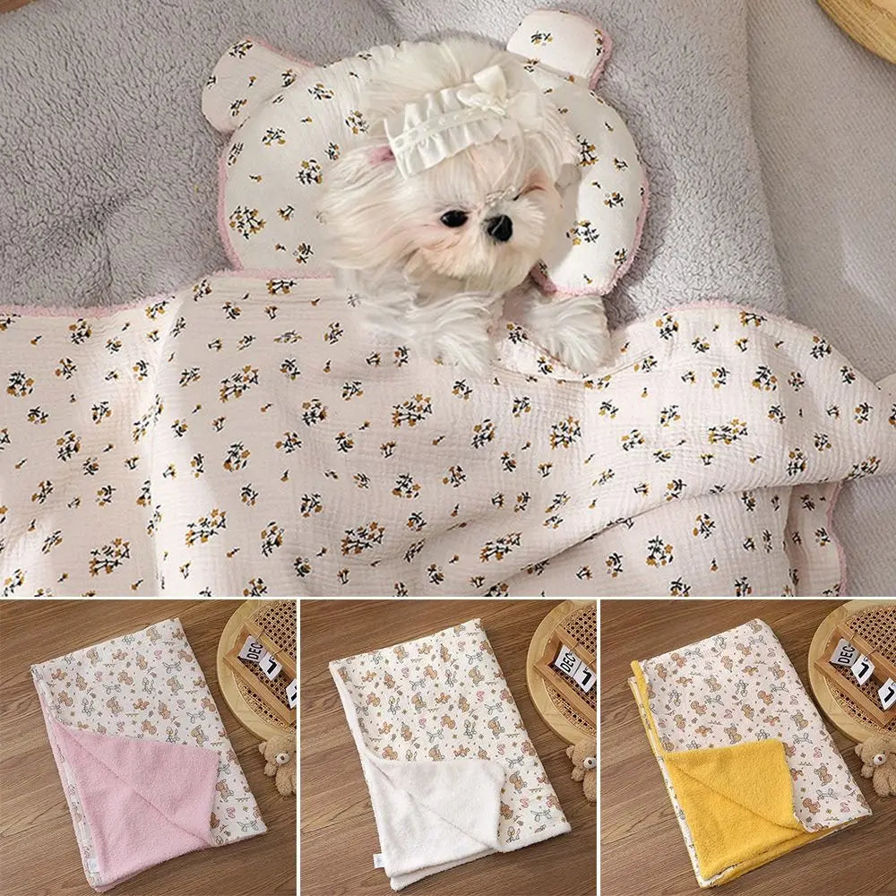 Pet Supplies Dog/Cat Pet Bed Blanket Cozy Soft Pet Cushion Breathable Spring Autumn Warm Pet Mat For Small Large Dogs