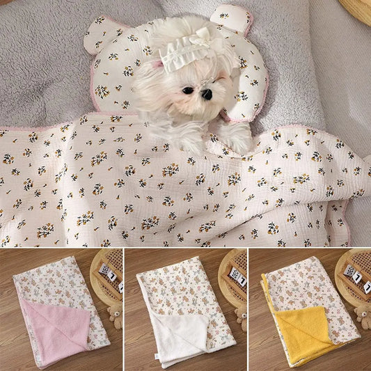Pet Supplies Dog/Cat Pet Bed Blanket Cozy Soft Pet Cushion Breathable Spring Autumn Warm Pet Mat For Small Large Dogs