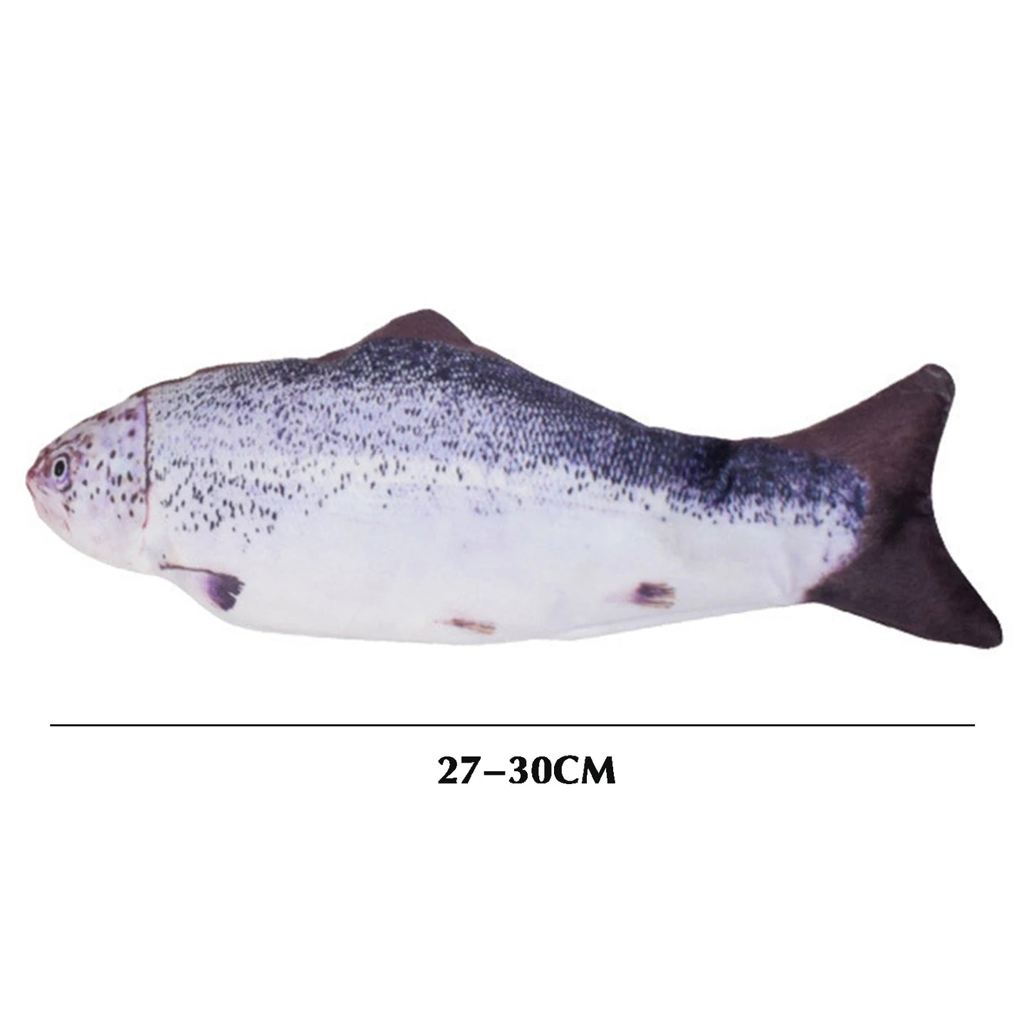 2025 New Portable Electric Moving Cat Fish Toy Interactive Flopping Self-Moving Fish Toy USB Charging for Cats/Puppy/Small Dogs