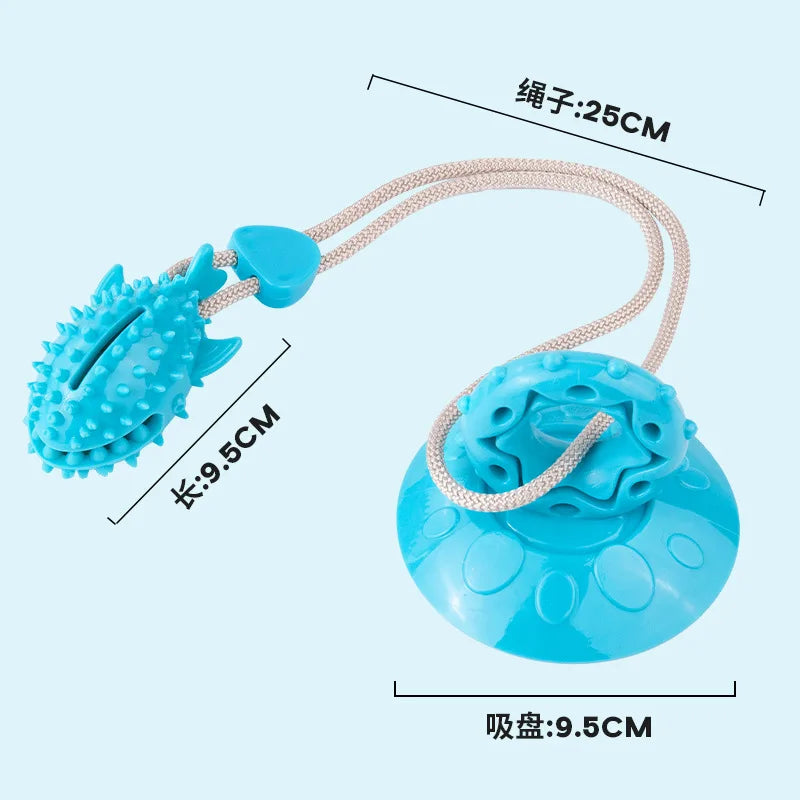 Dog Toys, Suction Cup Slippers, Bite Resistant, Grinding Teeth, Leakage Ball, Relieve Boredom, Self Pleasure, Consume Physical