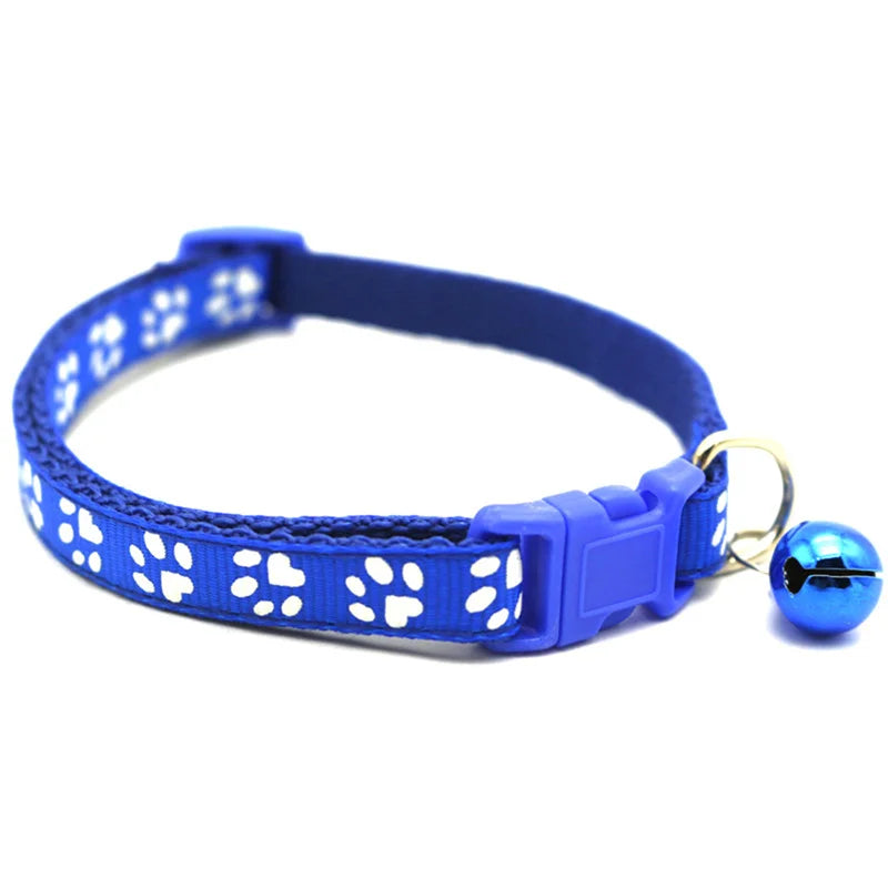 Wholesale Collars for Cat Collar With Bell Adjustable Necklace Cat Puppy Kitten Collar Dropshipping Pet Cats Collar Perro