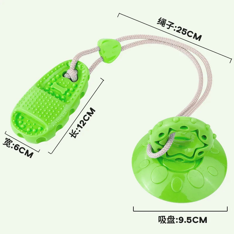 Dog Toys, Suction Cup Slippers, Bite Resistant, Grinding Teeth, Leakage Ball, Relieve Boredom, Self Pleasure, Consume Physical