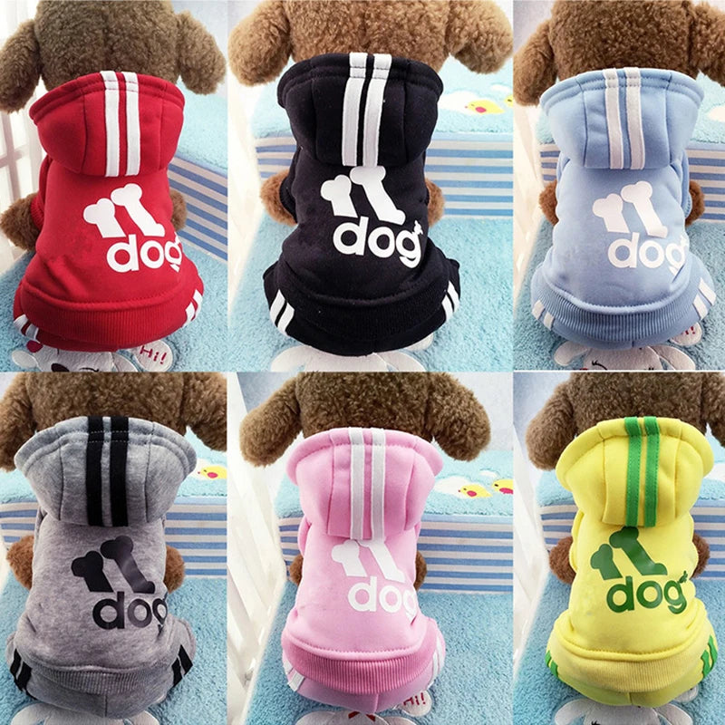 Clothes for Small Dogs Warm Puppy Cat Coat Sport Overalls for Dogs Chihuahua French Bulldog Clothing Outfit Autumn Winter