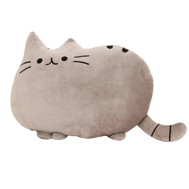 Creative Sofa Cushion Cat Pillow Cotton Biscuit Plush Animal Doll Kids Toys Cute Houseware Decoration Halloween Gifts