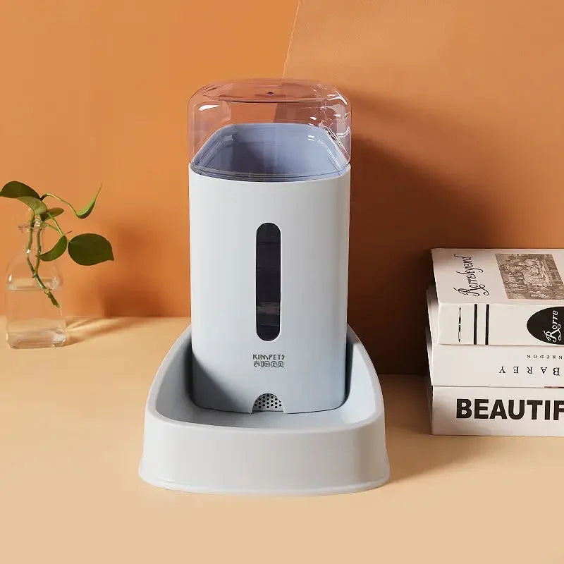 Pet Supplies, Large Capacity Water Dispenser, Automatic Feeder Drinking Water, Dry Wet Separation Food Container, Pet Cat