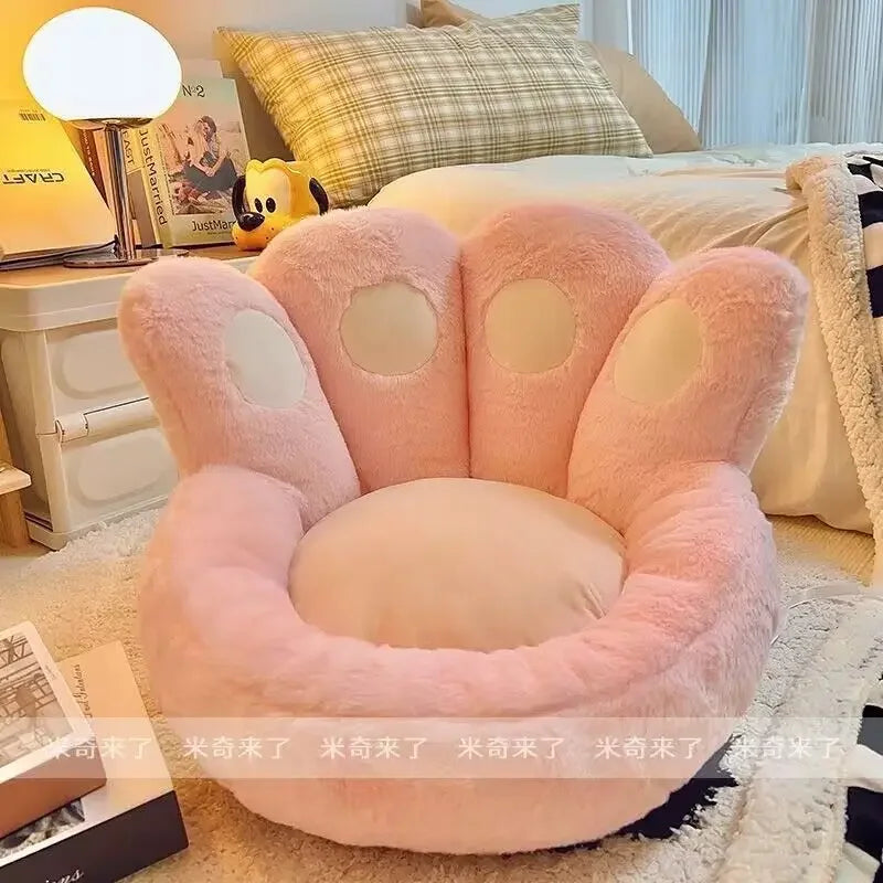 Cat paw cushion, lazy sofa, tatami, futon, bedroom, home bay window, bedside carpet, office, sedentary