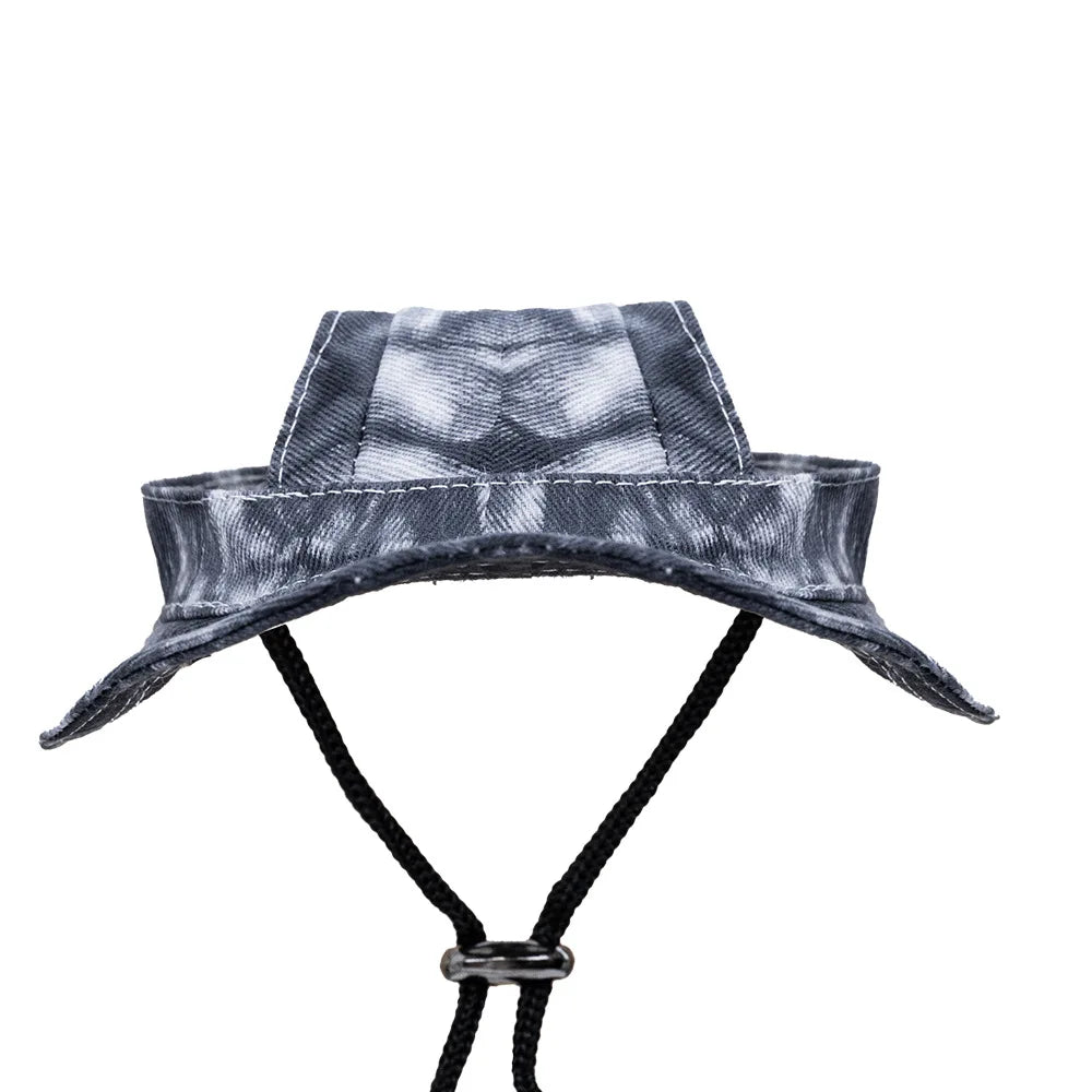 Pet Dogs Bucket Hat with Ear Holes Sunproof Baseball for Large Medium Small Dogs Summer Dog Sun Hat Outdoor Hiking Accessories