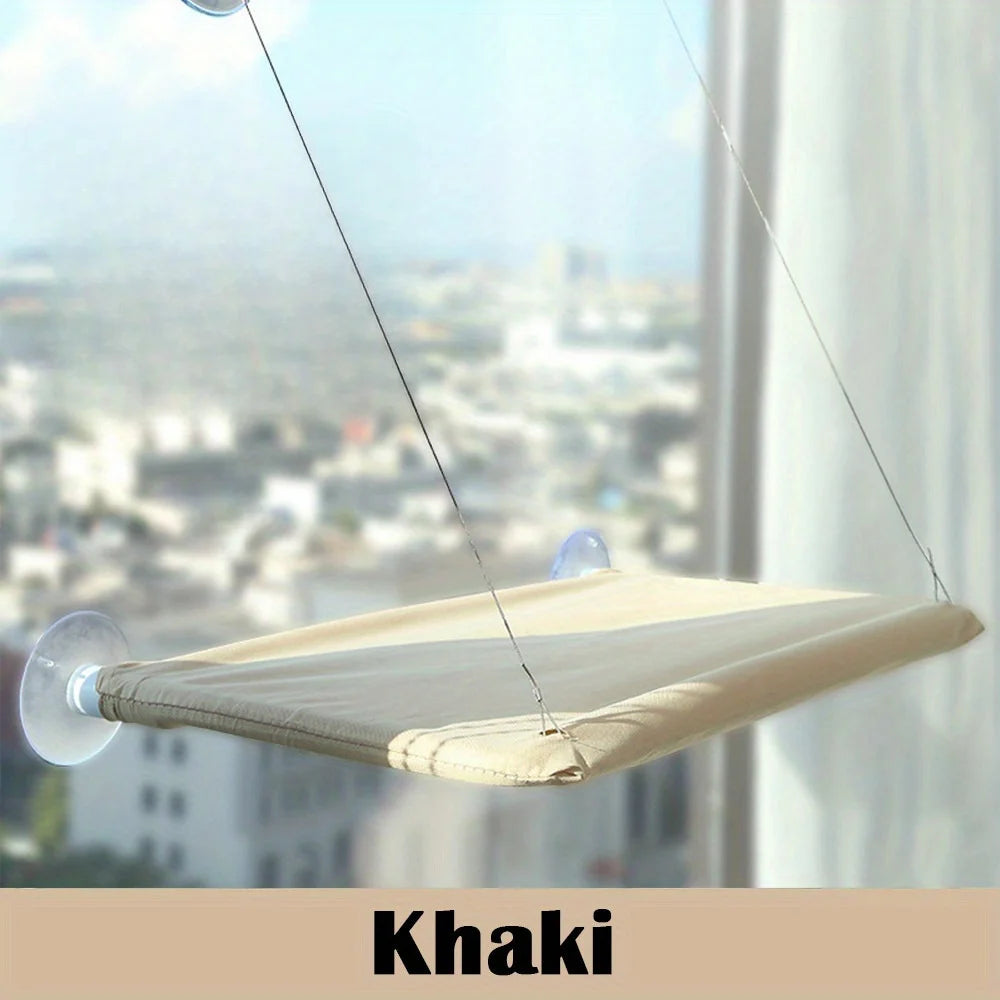 [Cozy Cat Hammock] Cat Hammock | Cozy Space-Saving Window Ledge Bed, Suction Cup Installation, Ideal for Indoor & Outdoor Use