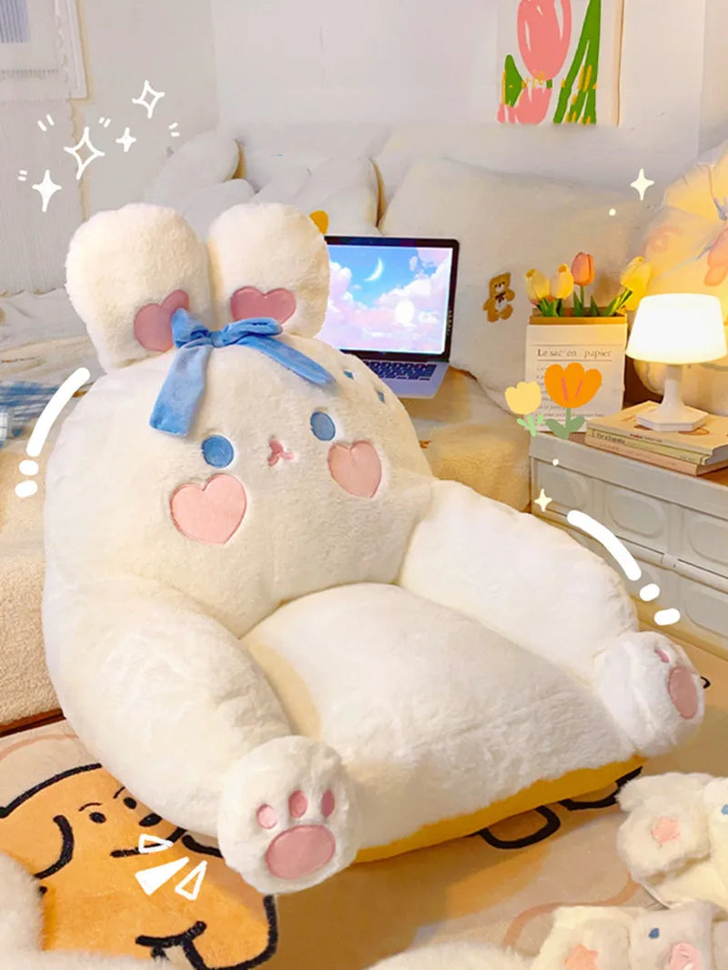 Cartoon Cute Rabbit Mini Sofa Home Bedroom Floor Lazy Casual Sofa Reading Seat Cushion Cushion Bay Window Tatami Seat Cushion