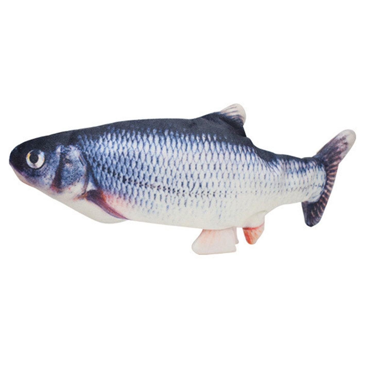 2025 New Portable Electric Moving Cat Fish Toy Interactive Flopping Self-Moving Fish Toy USB Charging for Cats/Puppy/Small Dogs