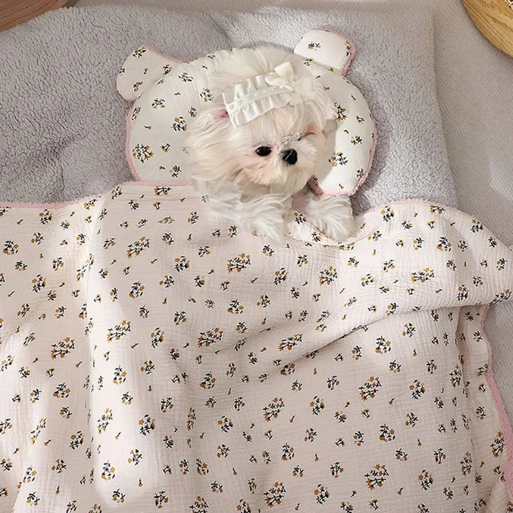 Pet Supplies Dog/Cat Pet Bed Blanket Cozy Soft Pet Cushion Breathable Spring Autumn Warm Pet Mat For Small Large Dogs