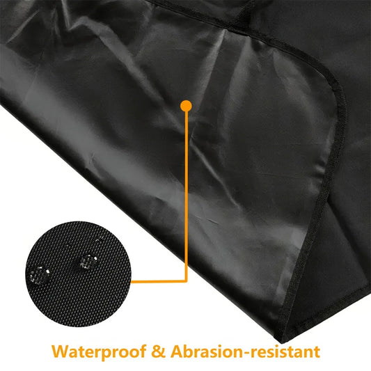 1pc Black Waterproof Pet Car Seat Cover Cushion Rear Seat Protection Pad for Dogs And Cats Safe Travel Accessories