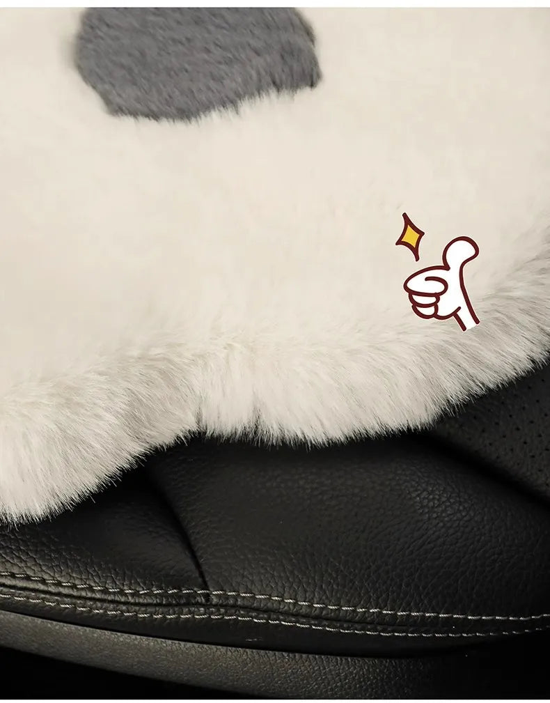 Various Colors Car Cushion Universal Cute Cat Paw Car Warm Plush Car Padded Seat Cushion Autumn and Winter 자동차 방석