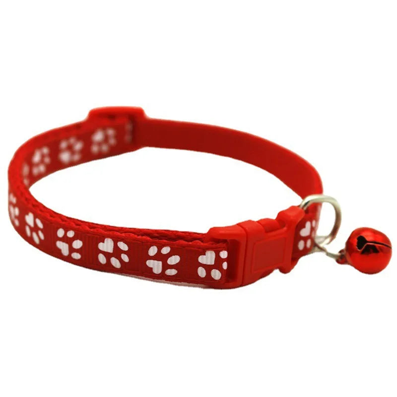Wholesale Collars for Cat Collar With Bell Adjustable Necklace Cat Puppy Kitten Collar Dropshipping Pet Cats Collar Perro