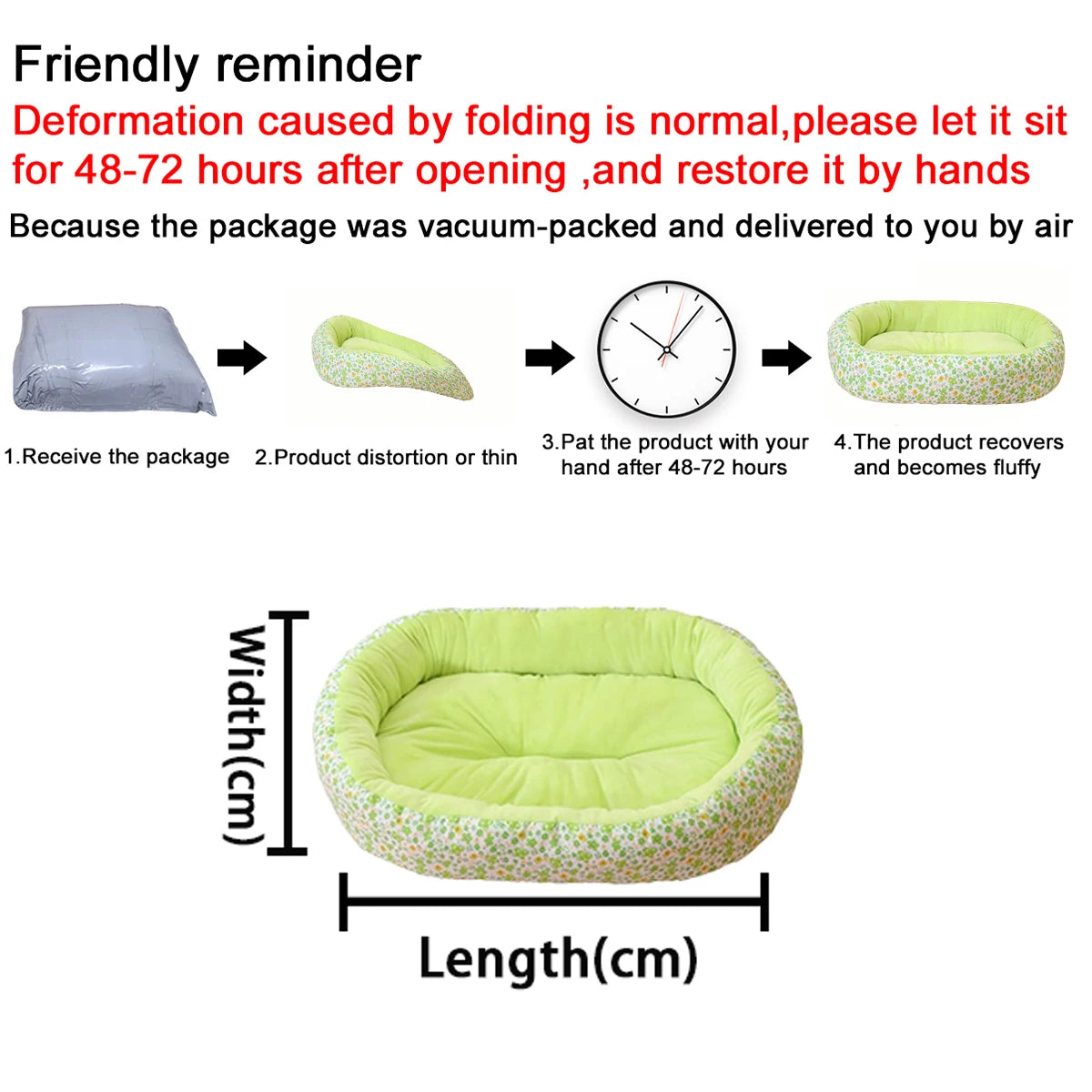 All Seaasons Dog Bed for French Bulldog Chihuahua Four Color Soft Cat Bed Flower Dog Pad Sleeping Kitty Pad Cute Pet Bed for Dog