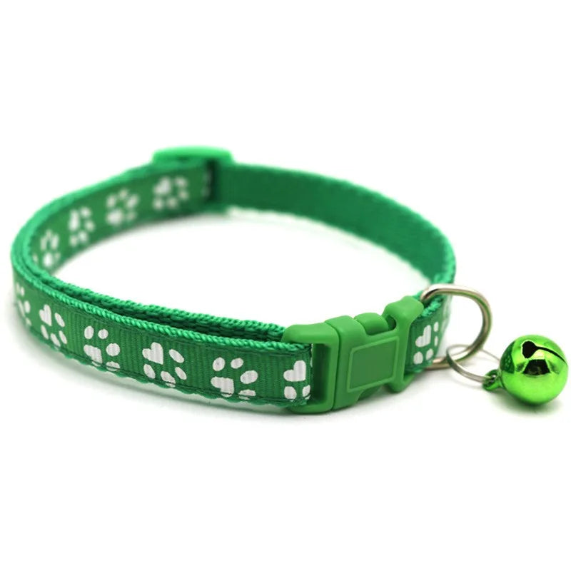 Wholesale Collars for Cat Collar With Bell Adjustable Necklace Cat Puppy Kitten Collar Dropshipping Pet Cats Collar Perro