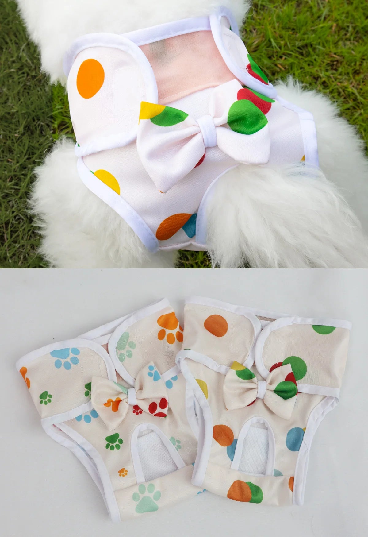 Reusable Female Dogs Diaper Pants Sanitary Female Dog Pants Diapers For Dogs Menstruation Pet Cat Physiological Shorts Girl
