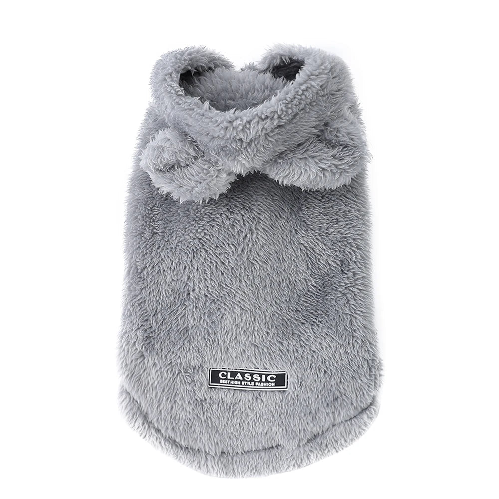 Winter Warm Cat Hoodie Cute Cozy Pet Outfits Rabbit Ears Pets Clothes For Small Medium Dogs Cats Puppy Kitty Soft Sphynx Coat