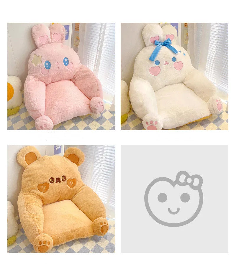 Cartoon Cute Rabbit Mini Sofa Home Bedroom Floor Lazy Casual Sofa Reading Seat Cushion Cushion Bay Window Tatami Seat Cushion