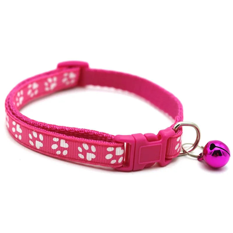 Wholesale Collars for Cat Collar With Bell Adjustable Necklace Cat Puppy Kitten Collar Dropshipping Pet Cats Collar Perro